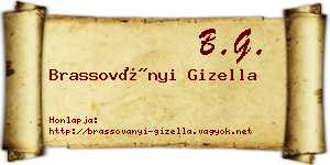 Brassoványi Gizella névjegykártya
